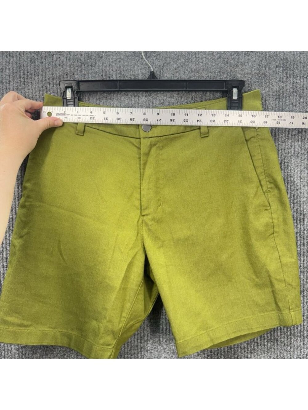 Lululemon Shorts Mens 32 Green Commission Oxford Classic Fit 7” Golf M7AUDS - Picture 4 of 6